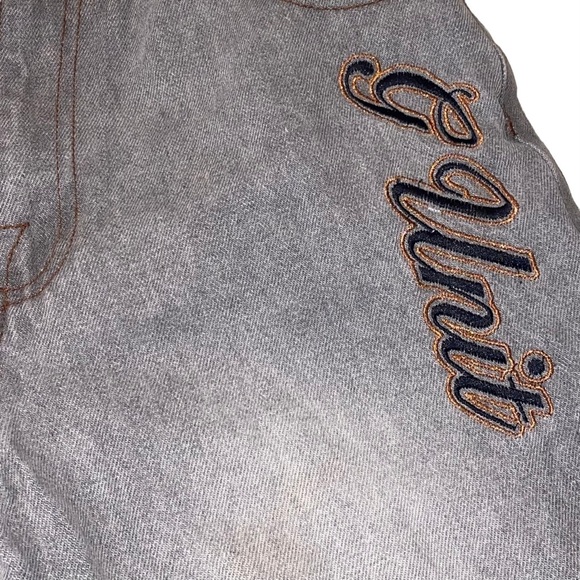 Vintage G-Unit Denim Grey Jean Pant Embroidered Logo Youth Size 16 RARE (28L) - Picture 4 of 12